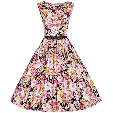 Sweet Floral Party Dress
