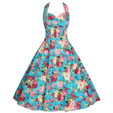 Floral Vintage Hepburn Dress