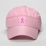 Pink Baseball Cap and Visor for Cancer Awareness