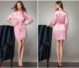Light Pink Satin Robe